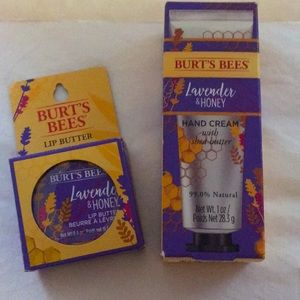 Burt’s Bees - hand cream & lip butter